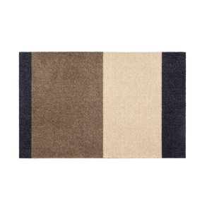 Tica Copenhagen Gulvm�tte Stripes Gr�bl�/Sand/Ivory 60x90cm