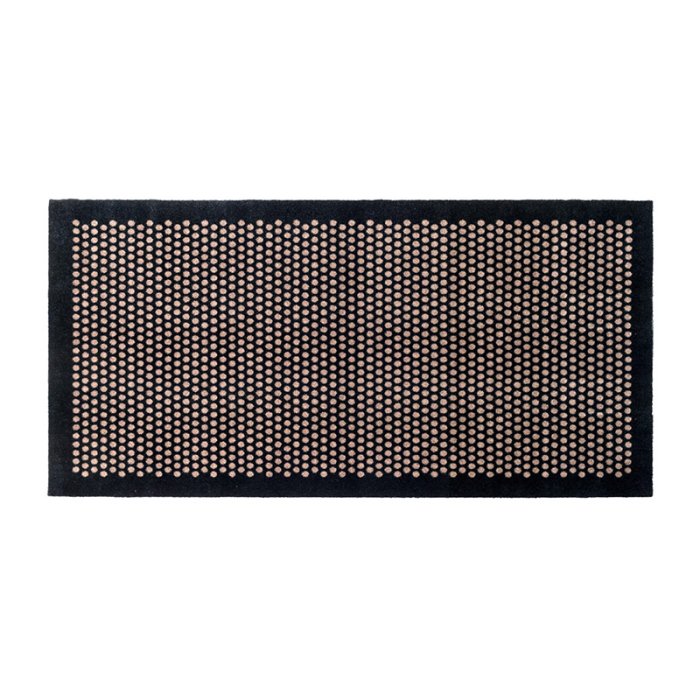 Tica Copenhagen T�ppe 110x200cm Dot Sort/Sand