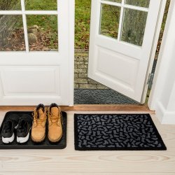 Tica Copenhagen Gummi Drmtte m. Footwear - 45x75cm