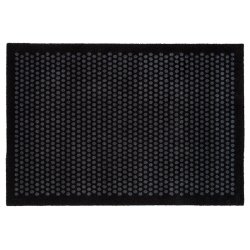 Tica Copenhagen Smudsmtte m. Dots - Black/Grey - 90x130cm