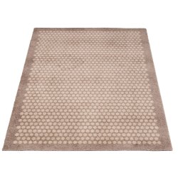 Tica Copenhagen Smudsmtte m. Dots - Sand/Beige - 90x130cm