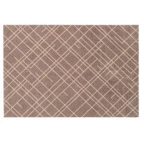 Tica Copenhagen Smudsmtte m. Lines - Sand/Beige - 90x130cm