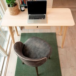 Tica Copenhagen Gulvmtte - Dusty Green - 90x130 cm