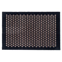Tica Copenhagen Gulvmtte m. Dots - Sort/Sand - 60x90 cm