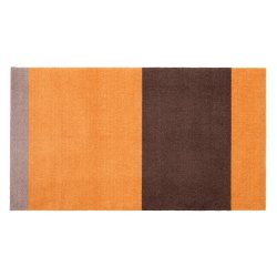 Tica Copenhagen Gulvmtte Stripes Horisontal - Dijon/Brun/Sand - 67x120 cm