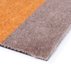 Tica Copenhagen Gulvmtte Stripes Horisontal - Dijon/Brun/Sand - 67x120 cm