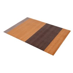 Tica Copenhagen Gulvmtte Stripes Horisontal - Dijon/Brun/Sand - 90x130 cm