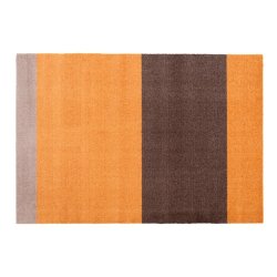 Tica Copenhagen Gulvmtte Stripes Horisontal - Dijon/Brun/Sand - 90x130 cm