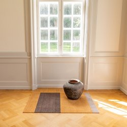 Tica Copenhagen Gulvmtte Stripes Horisontal - Dijon/Brun/Sand - 90x130 cm