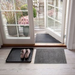 Tica Copenhagen Smudsmtte - Steelgrey - 40x60 cm