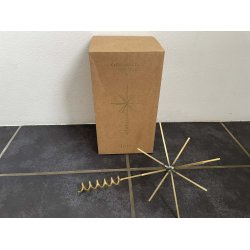  Juletr�sstjerne - Messing - 2-SORTERING