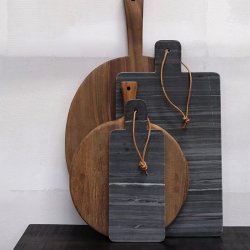 Trademark Living Allan Smalt Marmor Tapasbrt