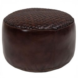 Trademark Living Ashok rund lderpuf 