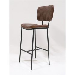 Trademark Living Astoria Barstol Quiltet Lder