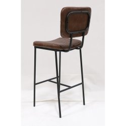 Trademark Living Astoria Barstol Quiltet Lder