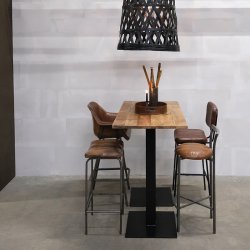 Trademark Living Astoria Barstol Quiltet Lder