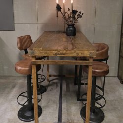 Trademark Living Bowie Barstol m/ Quiltet Ldersde