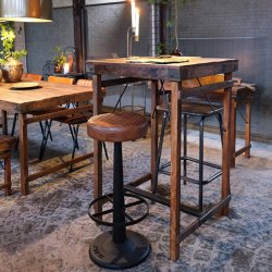 Trademark Living Bowie Barstol m/ Quiltet Ldersde