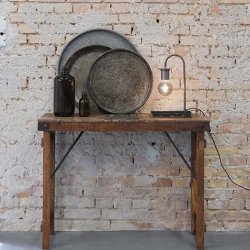 Trademark Living Carlton Stor Rund Jernbakke