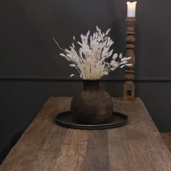 Trademark Living Carlton Stor Rund Jernbakke