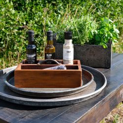 Trademark Living Carlton Stor Rund Jernbakke