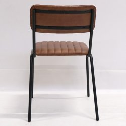 Trademark Living Diner Spisebordsstol Brun/Sort