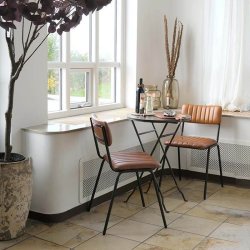 Trademark Living Diner Spisebordsstol Brun/Sort