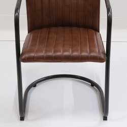 Trademark Living Harlem Spisebordsstol m/ Quiltet Lder