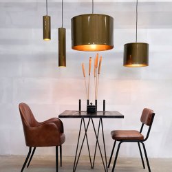 Trademark Living Jonah lampe L - Antikmessing 