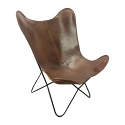 Trademark Living Lazenby Loungestol Bffellder/Brun