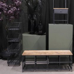 Trademark Living Mesa Reol m/ 4 Kurve