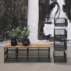 Trademark Living Mesa Reol m/ 4 Kurve