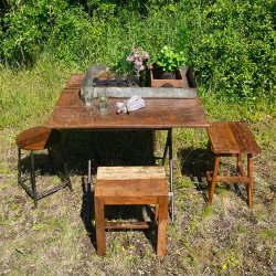 Trademark Living Nordic Skammel Genanvendt Tr