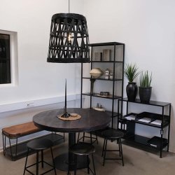 Trademark Living Seattle Industriel Reol Hj Sort