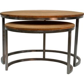 Trademark Living - Rundt Indskudsbord - 2 stk