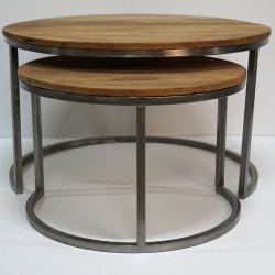 Trademark Living - Rundt Indskudsbord - 2 stk