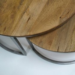 Trademark Living - Rundt Indskudsbord - 2 stk