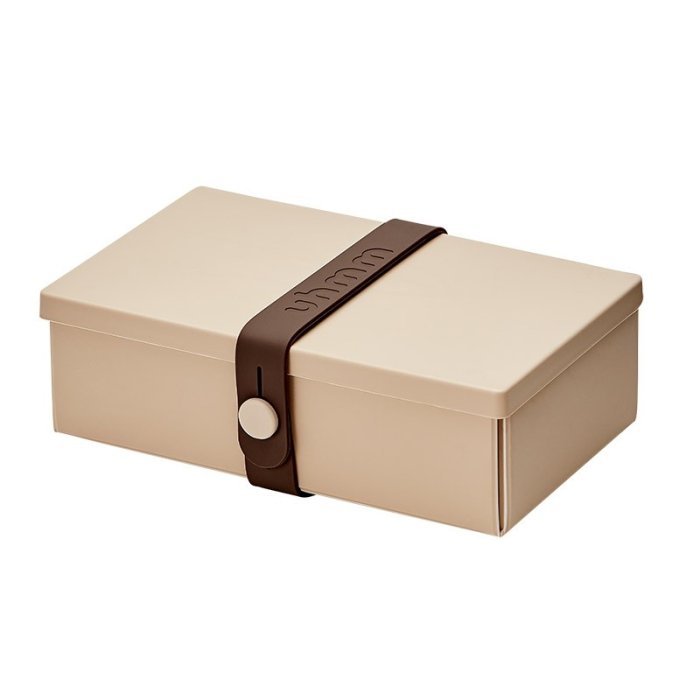 Uhmm Box - No. 01 Mocca Box/Brown Strap - 10x18 cm.