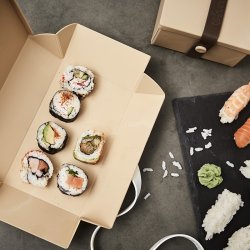 Uhmm Box - No. 01 Mocca Box/Brown Strap - 10x18 cm.