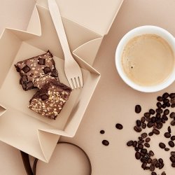 Uhmm Box - No. 01 Mocca Box/Brown Strap - 10x18 cm.