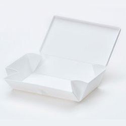 Uhmm Box - No. 01 White Box/Petrol Strap - 10x18 cm.