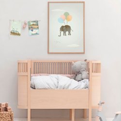 ViSSEVASSE Children Plakat - Flying Elephant  