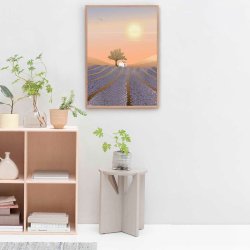 ViSSEVASSE Danmark Plakat - Lavender Field 