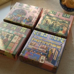 VISSEVASSE Adventskalender 4 Puslespil m/ 150 Brikker