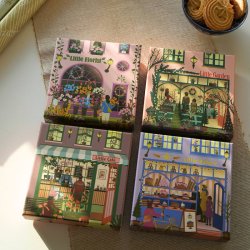 VISSEVASSE Adventskalender 4 Puslespil m/ 150 Brikker