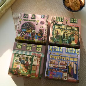 VISSEVASSE Adventskalender 4 Puslespil m/ 150 Brikker