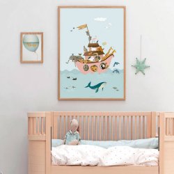 VISSEVASSE Children Plakat - Noahs Ark