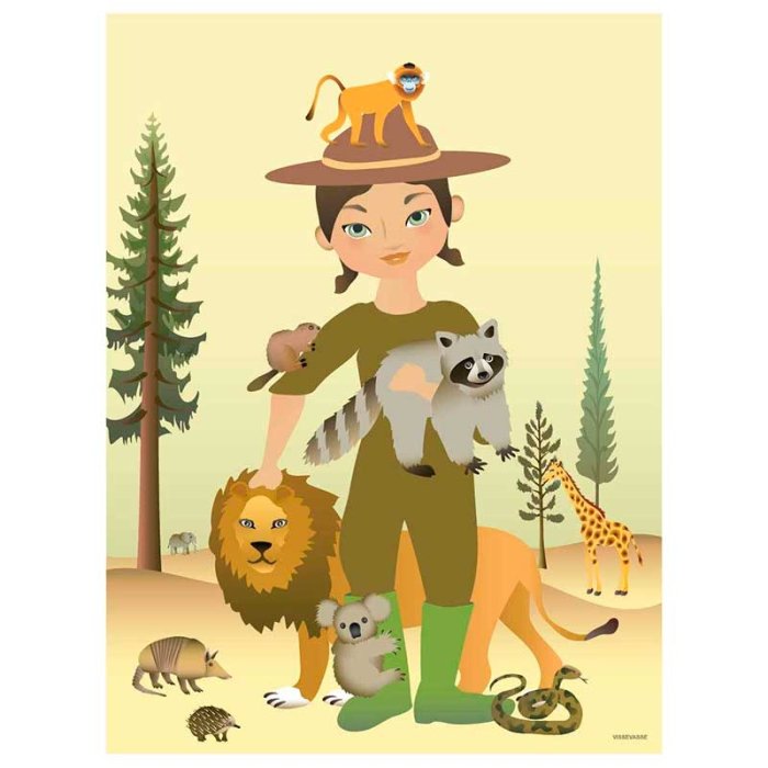 ViSSEVASSE Children Plakat - The Zookeeper