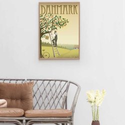 ViSSEVASSE Danmark Plakat - bletret