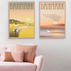 ViSSEVASSE Danmark Plakat - Markerne